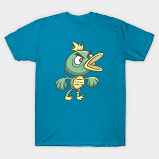 Angry Green Duck Monster T-Shirt